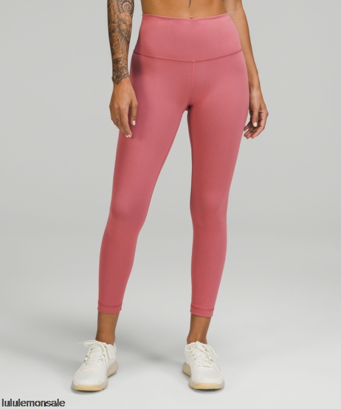 Lululemon Damen DELULU065 | Brier Rose Wunder Train High-rise Tight 25